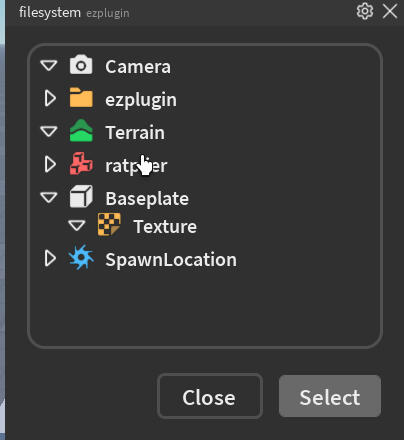 Fully scripted file explorer using Vanilla 3 icon pack
